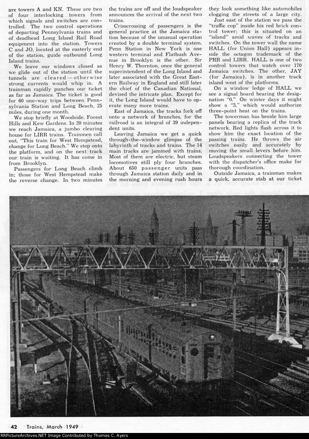 "Long Island Rail Road," Page 42, 1949